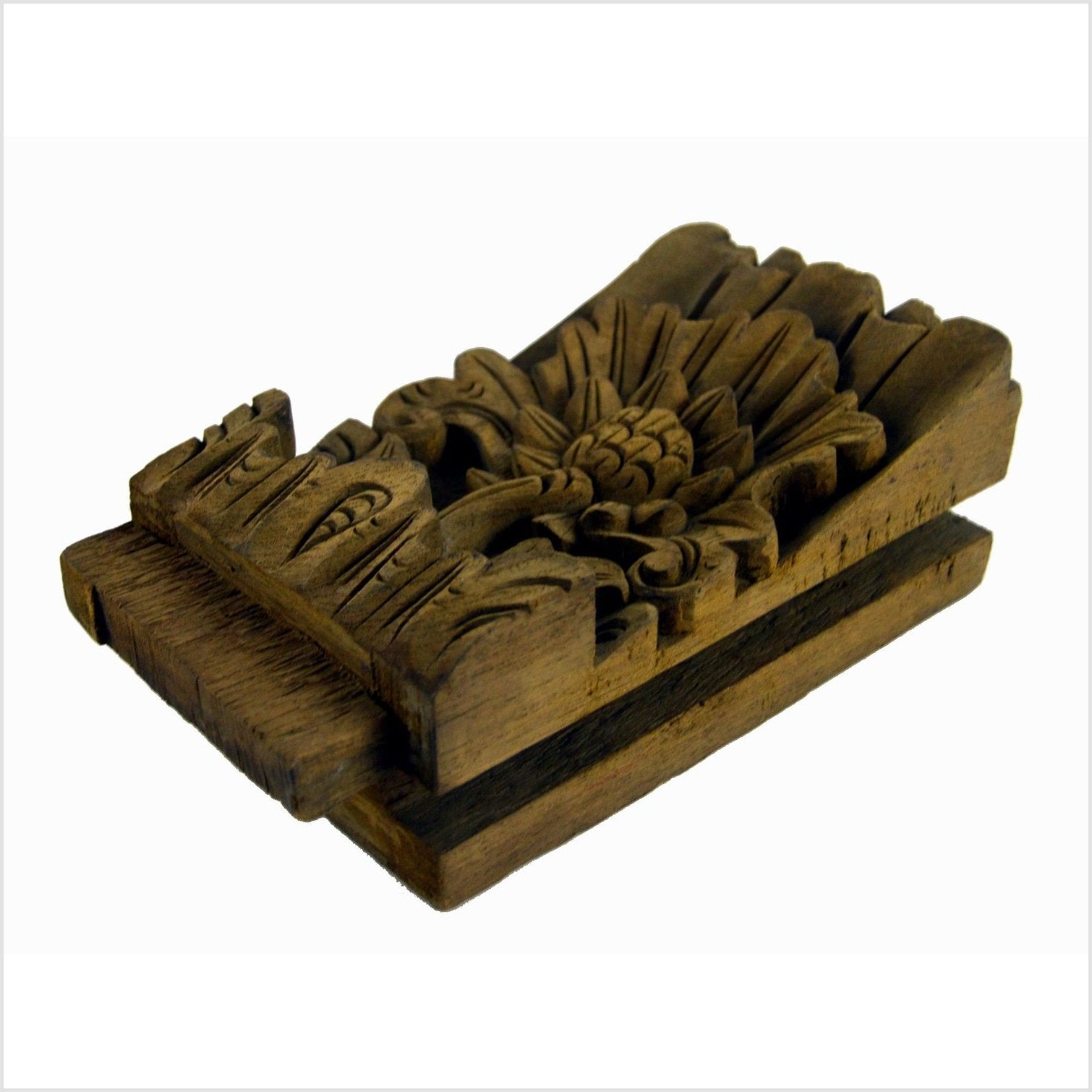 India Hand Carved Temple Plaque-5. Asian & Chinese Furniture, Art, Antiques, Vintage Home Décor for sale at FEA Home