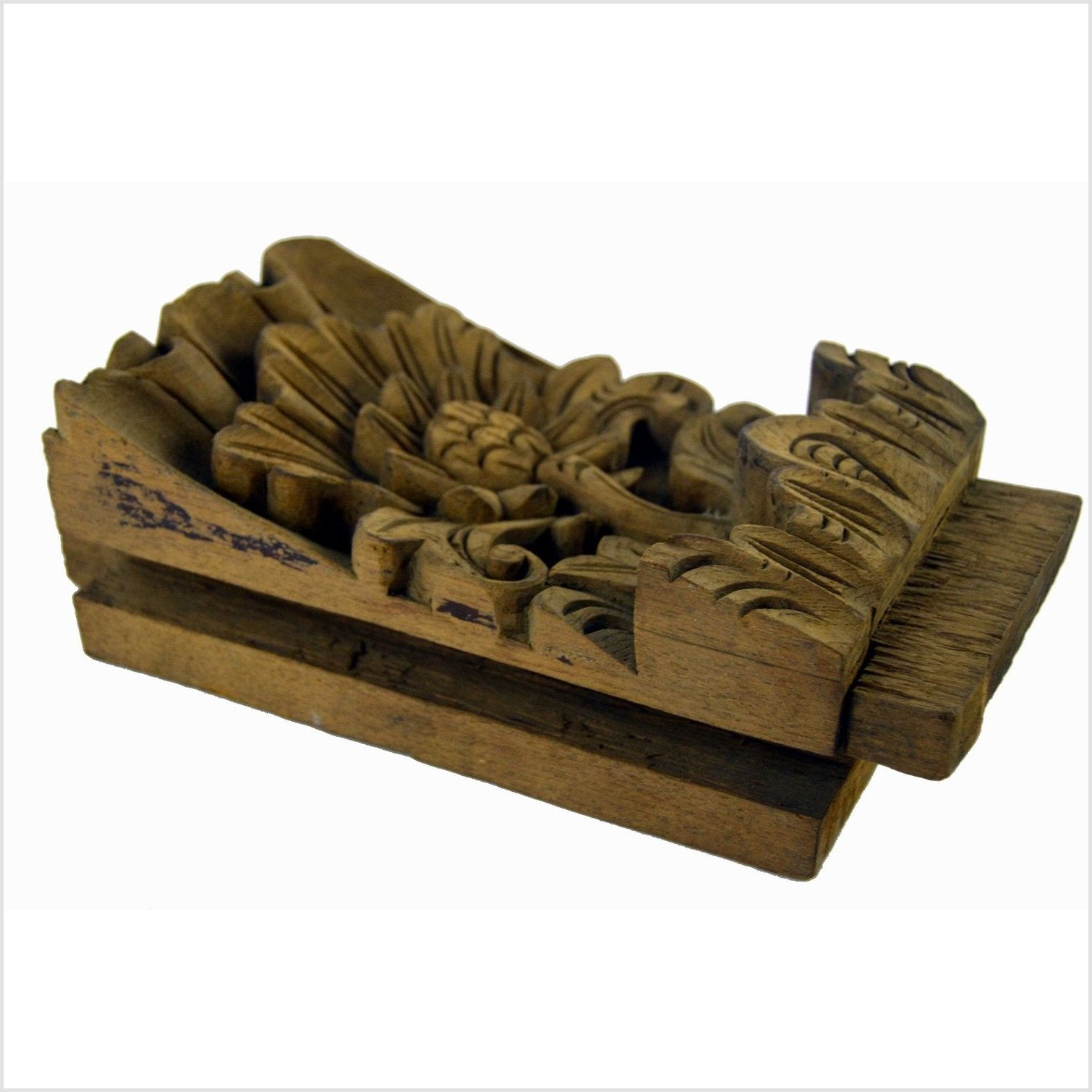 India Hand Carved Temple Plaque-8. Asian & Chinese Furniture, Art, Antiques, Vintage Home Décor for sale at FEA Home