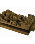 India Hand Carved Temple Plaque-8. Asian & Chinese Furniture, Art, Antiques, Vintage Home Décor for sale at FEA Home