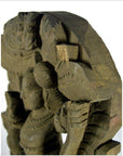 India Temple Sheesham Wood Carving-8. Asian & Chinese Furniture, Art, Antiques, Vintage Home Décor for sale at FEA Home