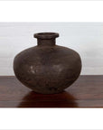 Indian 19th Century Metal Water Jar with Generous Belly and Protruding Lip-12. Asian & Chinese Furniture, Art, Antiques, Vintage Home Décor for sale at FEA Home