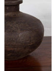 Indian 19th Century Metal Water Jar with Generous Belly and Protruding Lip-8. Asian & Chinese Furniture, Art, Antiques, Vintage Home Décor for sale at FEA Home