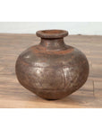 Indian 19th Century Metal Water Jug with Generous Belly and Protruding Lip-14. Asian & Chinese Furniture, Art, Antiques, Vintage Home Décor for sale at FEA Home