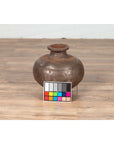 Indian 19th Century Metal Water Jug with Generous Belly and Protruding Lip-4. Asian & Chinese Furniture, Art, Antiques, Vintage Home Décor for sale at FEA Home