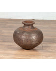 Indian 19th Century Metal Water Jug with Generous Belly and Protruding Lip-5. Asian & Chinese Furniture, Art, Antiques, Vintage Home Décor for sale at FEA Home