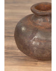 Indian 19th Century Metal Water Jug with Generous Belly and Protruding Lip-7. Asian & Chinese Furniture, Art, Antiques, Vintage Home Décor for sale at FEA Home