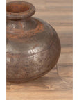 Indian 19th Century Metal Water Jug with Generous Belly and Protruding Lip-8. Asian & Chinese Furniture, Art, Antiques, Vintage Home Décor for sale at FEA Home