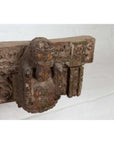 Indian Antique 19th Century Architectural Temple Molding with Carved Animals-12. Asian & Chinese Furniture, Art, Antiques, Vintage Home Décor for sale at FEA Home