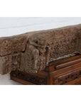 Indian Antique 19th Century Architectural Temple Molding with Carved Animals-13. Asian & Chinese Furniture, Art, Antiques, Vintage Home Décor for sale at FEA Home