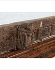 Indian Antique 19th Century Architectural Temple Molding with Carved Animals-15. Asian & Chinese Furniture, Art, Antiques, Vintage Home Décor for sale at FEA Home