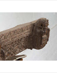 Indian Antique 19th Century Architectural Temple Molding with Carved Animals-18. Asian & Chinese Furniture, Art, Antiques, Vintage Home Décor for sale at FEA Home