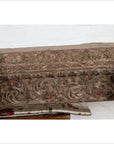 Indian Antique 19th Century Architectural Temple Molding with Carved Animals-19. Asian & Chinese Furniture, Art, Antiques, Vintage Home Décor for sale at FEA Home