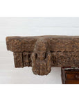 Indian Antique 19th Century Architectural Temple Molding with Carved Animals-4. Asian & Chinese Furniture, Art, Antiques, Vintage Home Décor for sale at FEA Home
