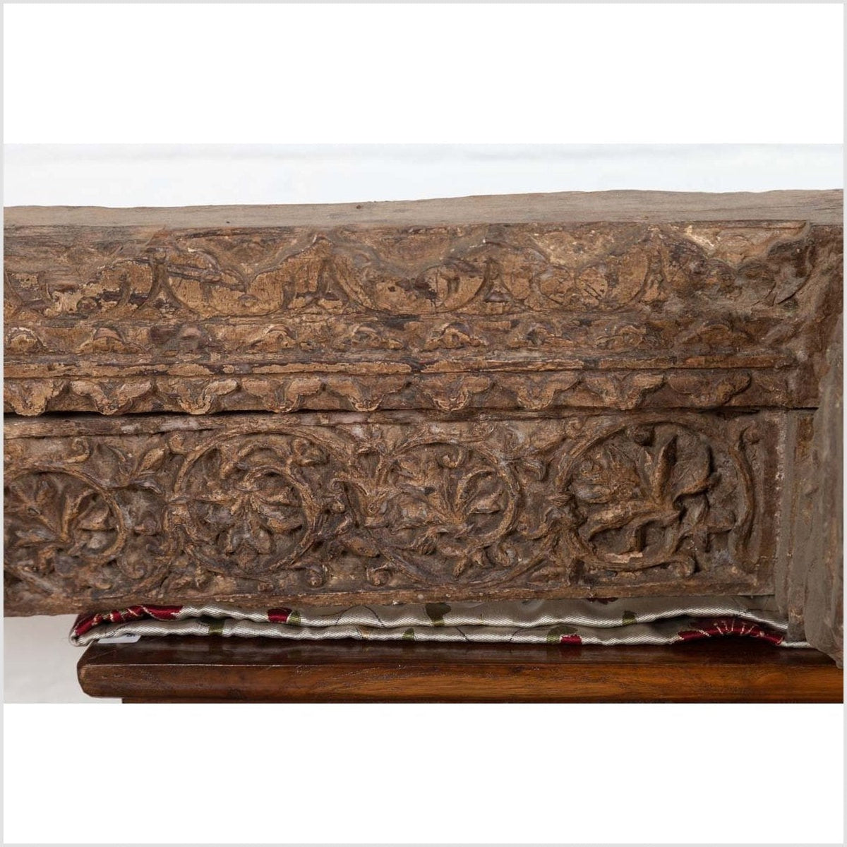 Indian Antique 19th Century Architectural Temple Molding with Carved Animals-5. Asian & Chinese Furniture, Art, Antiques, Vintage Home Décor for sale at FEA Home