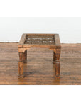 Indian Antique Window Grate Made into a Coffee Table with Turned Baluster Legs-14. Asian & Chinese Furniture, Art, Antiques, Vintage Home Décor for sale at FEA Home
