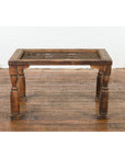 Indian Antique Window Grate Made into a Coffee Table with Turned Baluster Legs-2. Asian & Chinese Furniture, Art, Antiques, Vintage Home Décor for sale at FEA Home