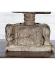 Indian Antique Wooden Hand Noodle Maker with Carved Elephant and Vice Press-8. Asian & Chinese Furniture, Art, Antiques, Vintage Home Décor for sale at FEA Home