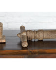 Indian Antique Wooden Hand Noodle Maker with Carved Ram and Vice Press-10. Asian & Chinese Furniture, Art, Antiques, Vintage Home Décor for sale at FEA Home