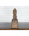 Indian Antique Wooden Hand Noodle Maker with Carved Ram and Vice Press-7. Asian & Chinese Furniture, Art, Antiques, Vintage Home Décor for sale at FEA Home