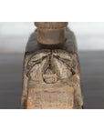 Indian Antique Wooden Hand Noodle Maker with Carved Ram and Vice Press-8. Asian & Chinese Furniture, Art, Antiques, Vintage Home Décor for sale at FEA Home
