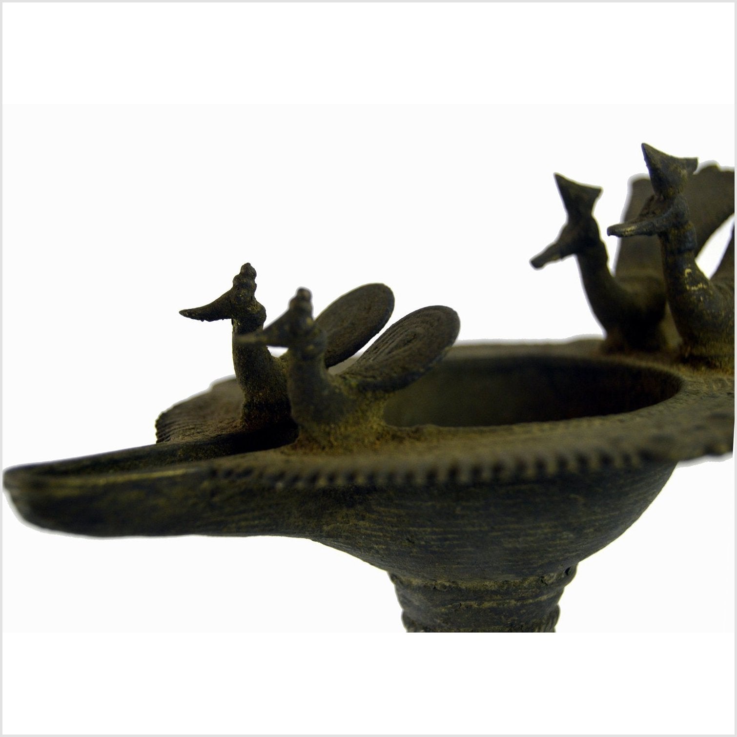 Indian Brass Oil Burner-5. Asian & Chinese Furniture, Art, Antiques, Vintage Home Décor for sale at FEA Home