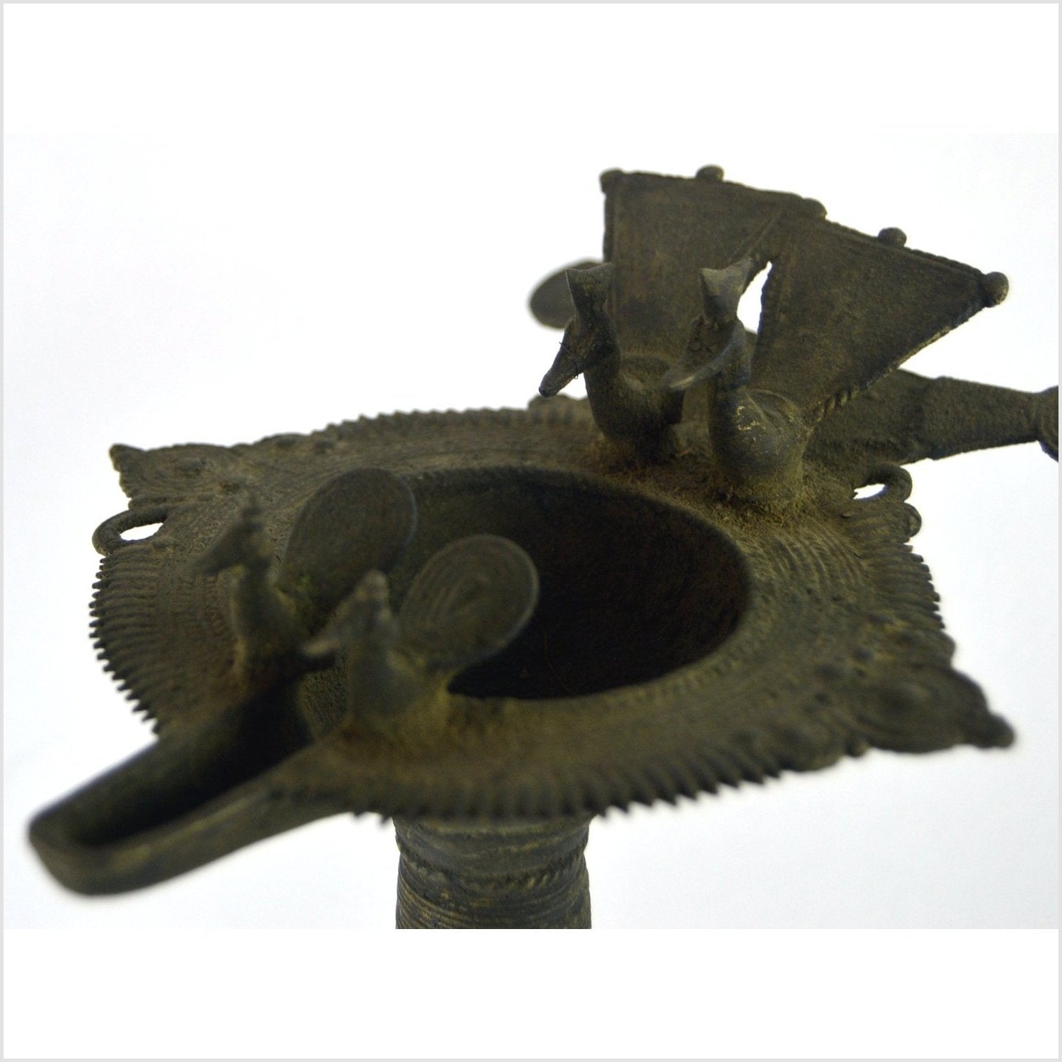 Indian Brass Oil Burner-7. Asian & Chinese Furniture, Art, Antiques, Vintage Home Décor for sale at FEA Home