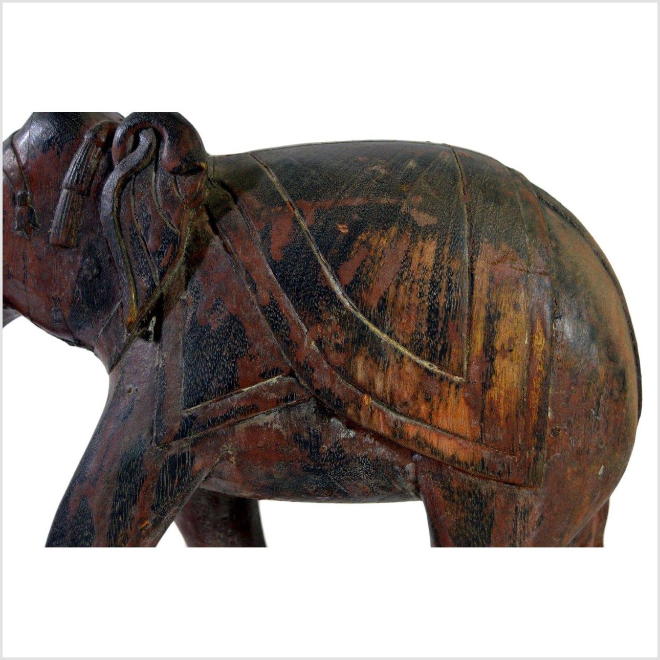 Indian Elephant Carving-3. Asian & Chinese Furniture, Art, Antiques, Vintage Home Décor for sale at FEA Home