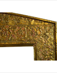Indian Gold Repoussé Rectangular Frame-3. Asian & Chinese Furniture, Art, Antiques, Vintage Home Décor for sale at FEA Home