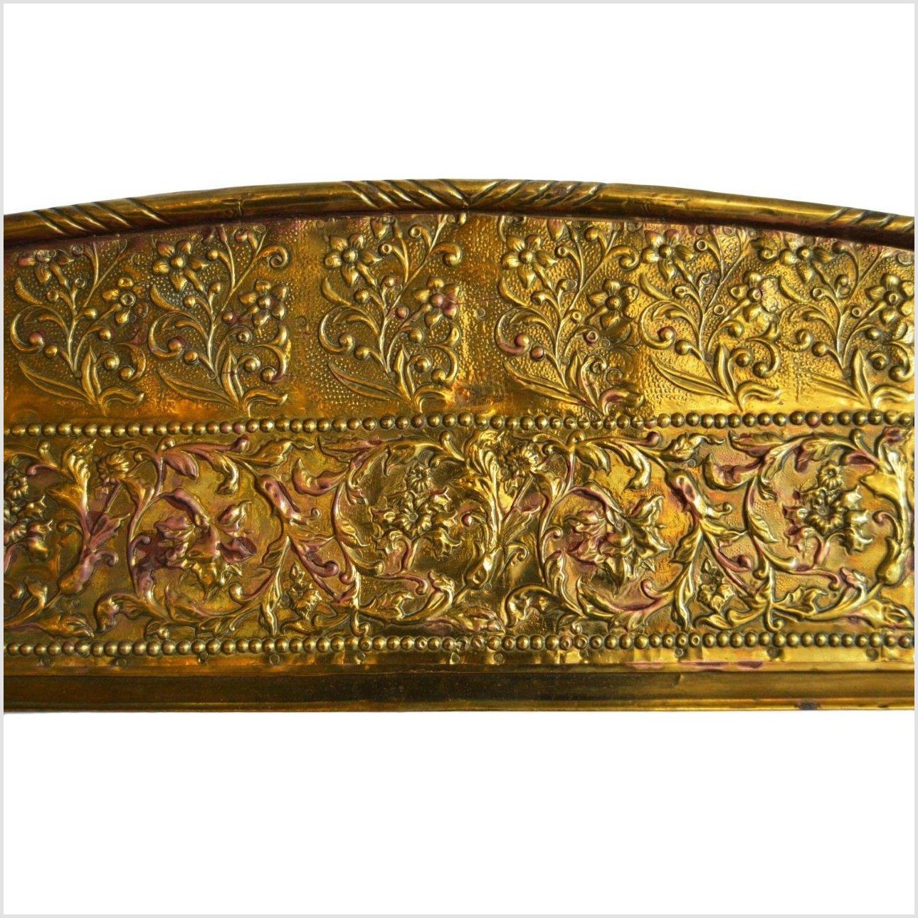 Indian Gold Repoussé Rectangular Frame-4. Asian & Chinese Furniture, Art, Antiques, Vintage Home Décor for sale at FEA Home
