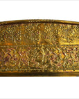 Indian Gold Repoussé Rectangular Frame-4. Asian & Chinese Furniture, Art, Antiques, Vintage Home Décor for sale at FEA Home