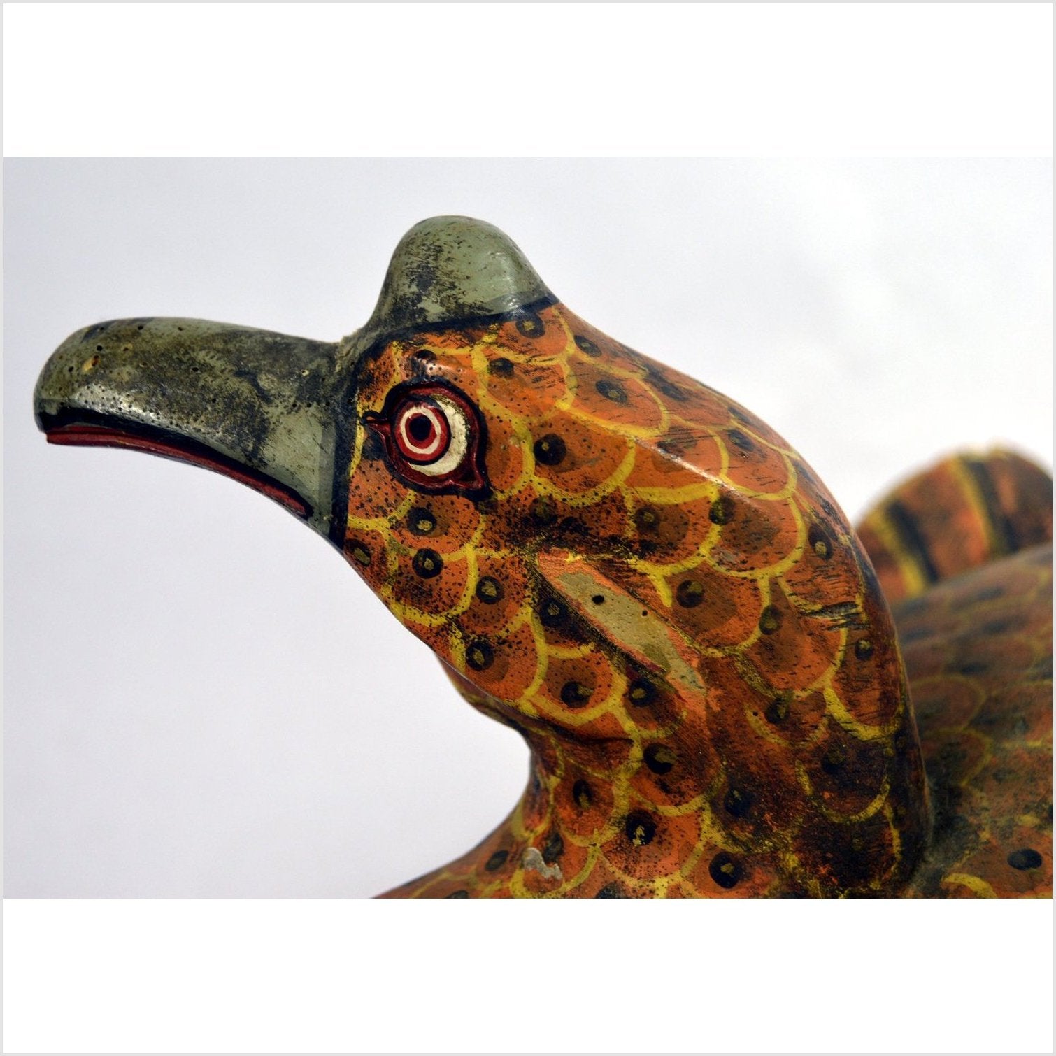 Indian Antique Hand Carved Wooden Duck-2. Asian & Chinese Furniture, Art, Antiques, Vintage Home Décor for sale at FEA Home