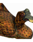 Indian Antique Hand Carved Wooden Duck-7. Asian & Chinese Furniture, Art, Antiques, Vintage Home Décor for sale at FEA Home