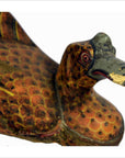 Indian Antique Hand Carved Wooden Duck-7. Asian & Chinese Furniture, Art, Antiques, Vintage Home Décor for sale at FEA Home