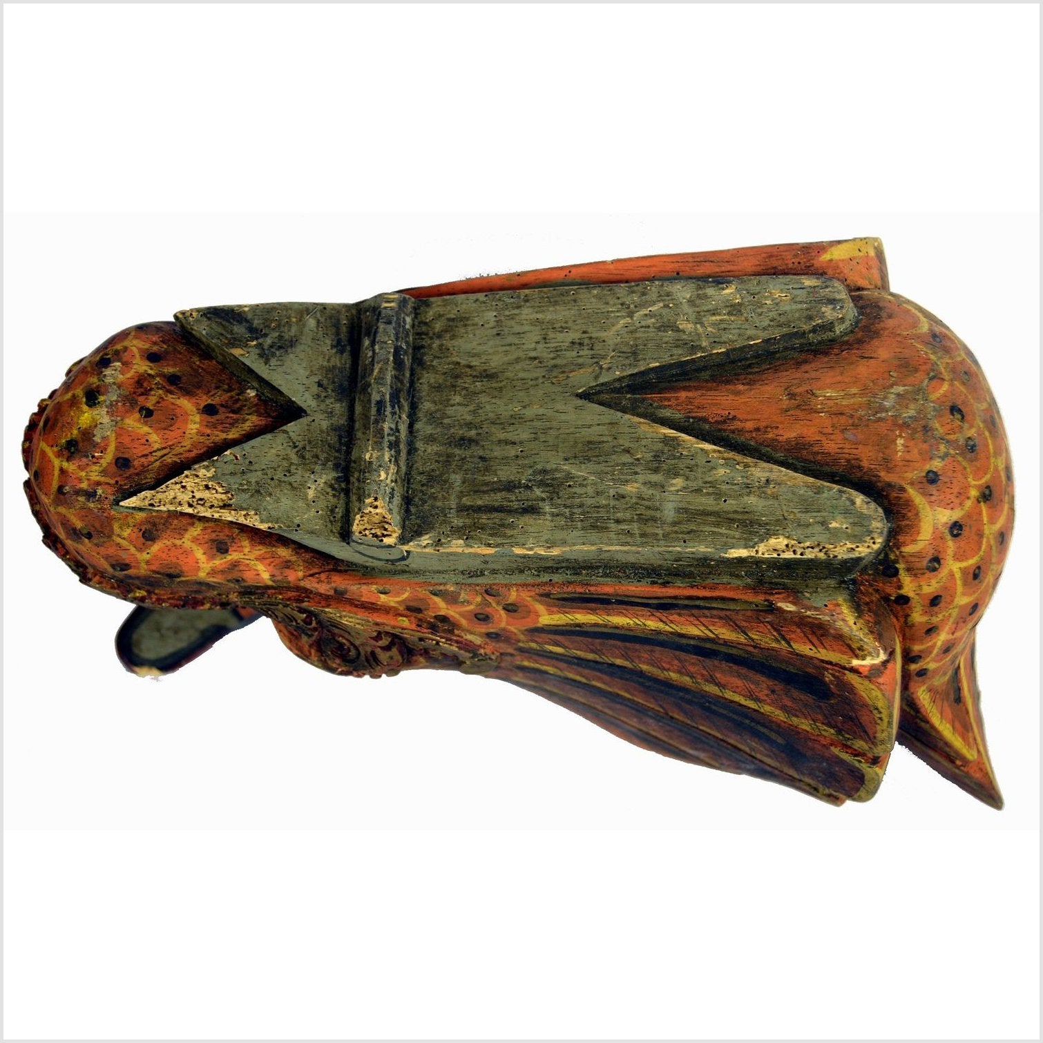 Indian Antique Hand Carved Wooden Duck-9. Asian & Chinese Furniture, Art, Antiques, Vintage Home Décor for sale at FEA Home