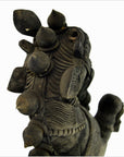 Indian Kerala Hand Carved Wooden Horse-3. Asian & Chinese Furniture, Art, Antiques, Vintage Home Décor for sale at FEA Home