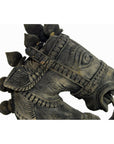 Indian Kerala Hand Carved Wooden Horse-9. Asian & Chinese Furniture, Art, Antiques, Vintage Home Décor for sale at FEA Home
