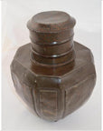 Indian Metal Water Jug - octagonal shape-6. Asian & Chinese Furniture, Art, Antiques, Vintage Home Décor for sale at FEA Home