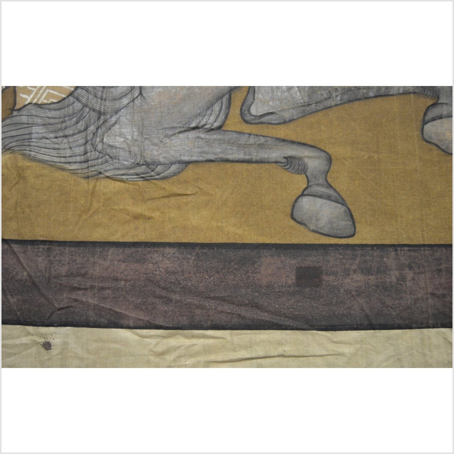 Indian Mughal Horse Tapestry-11. Asian & Chinese Furniture, Art, Antiques, Vintage Home Décor for sale at FEA Home