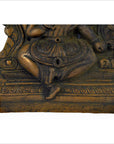 Indian Temple Brass Plaque-4. Asian & Chinese Furniture, Art, Antiques, Vintage Home Décor for sale at FEA Home