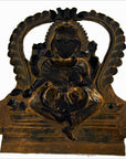 Indian Temple Brass Plaque-5. Asian & Chinese Furniture, Art, Antiques, Vintage Home Décor for sale at FEA Home
