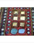 Indian Traditional Hand Sewn Cloth with Shell Accents-3. Asian & Chinese Furniture, Art, Antiques, Vintage Home Décor for sale at FEA Home
