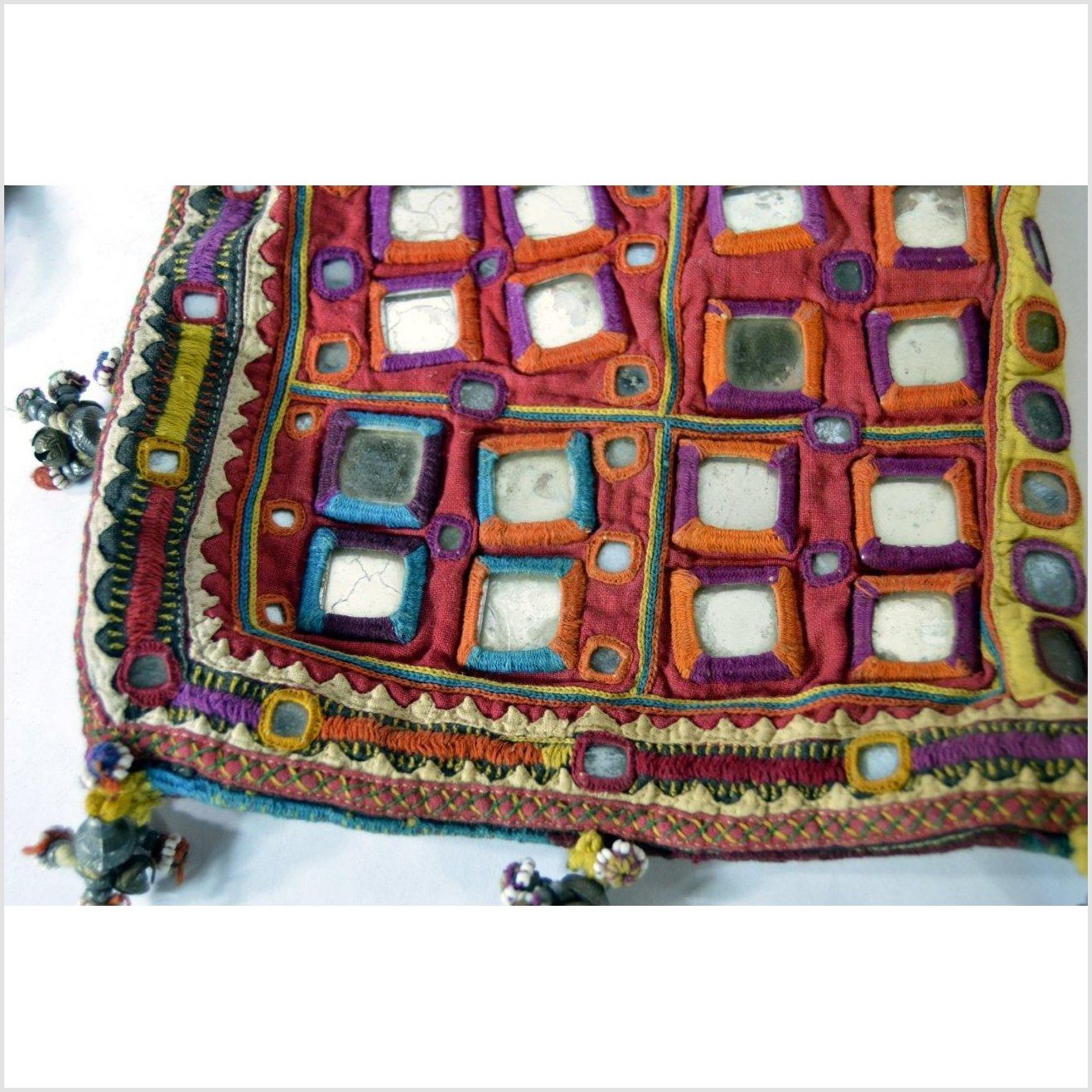 Indian Traditional Pouch-3. Asian & Chinese Furniture, Art, Antiques, Vintage Home Décor for sale at FEA Home