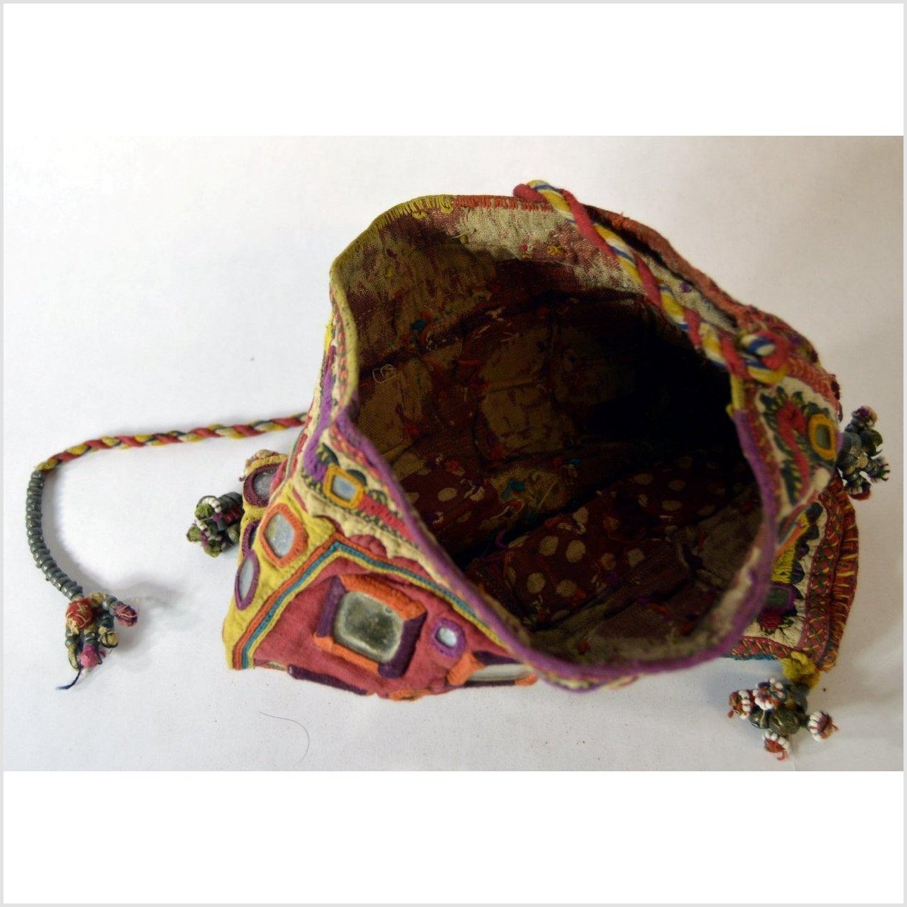 Indian Traditional Pouch-6. Asian & Chinese Furniture, Art, Antiques, Vintage Home Décor for sale at FEA Home
