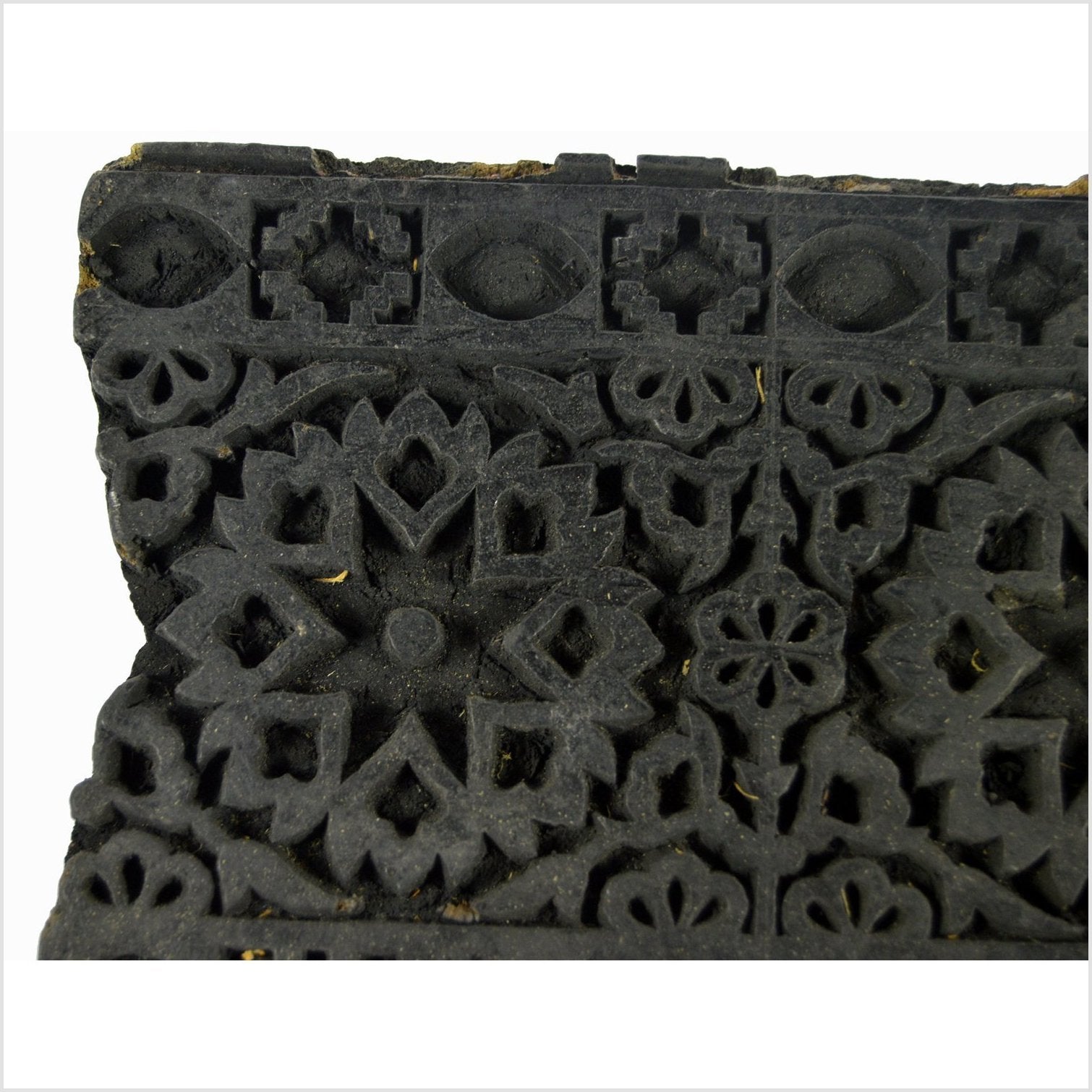 Indian Wooden Ink Block-3. Asian & Chinese Furniture, Art, Antiques, Vintage Home Décor for sale at FEA Home