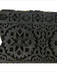 Indian Wooden Ink Block-3. Asian & Chinese Furniture, Art, Antiques, Vintage Home Décor for sale at FEA Home