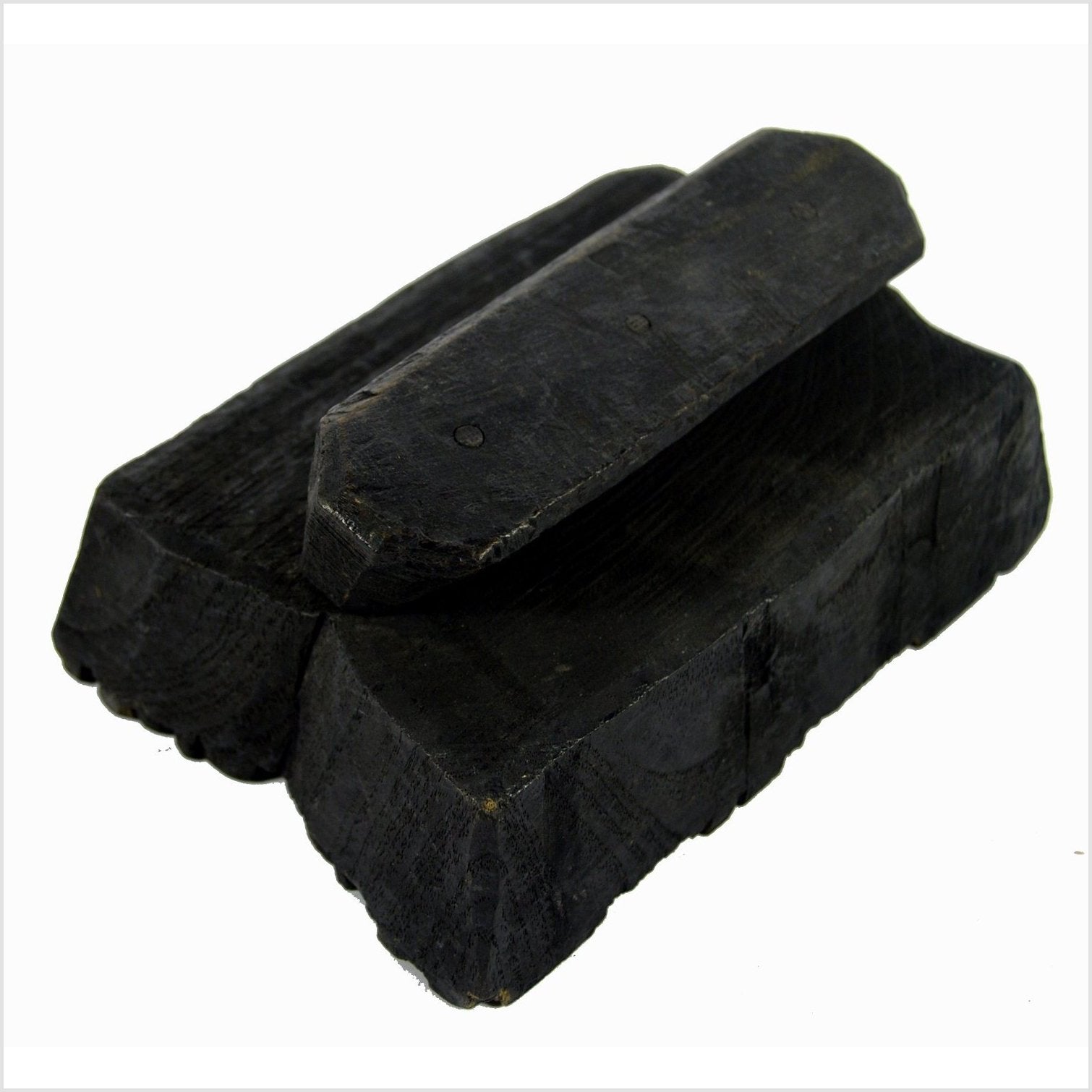 Indian Wooden Ink Block-5. Asian & Chinese Furniture, Art, Antiques, Vintage Home Décor for sale at FEA Home