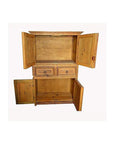 Vintage Natural Wood Indonesian Armoire-3. Asian & Chinese Furniture, Art, Antiques, Vintage Home Décor for sale at FEA Home
