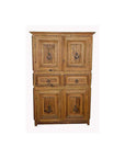 Vintage Natural Wood Indonesian Armoire-1. Asian & Chinese Furniture, Art, Antiques, Vintage Home Décor for sale at FEA Home