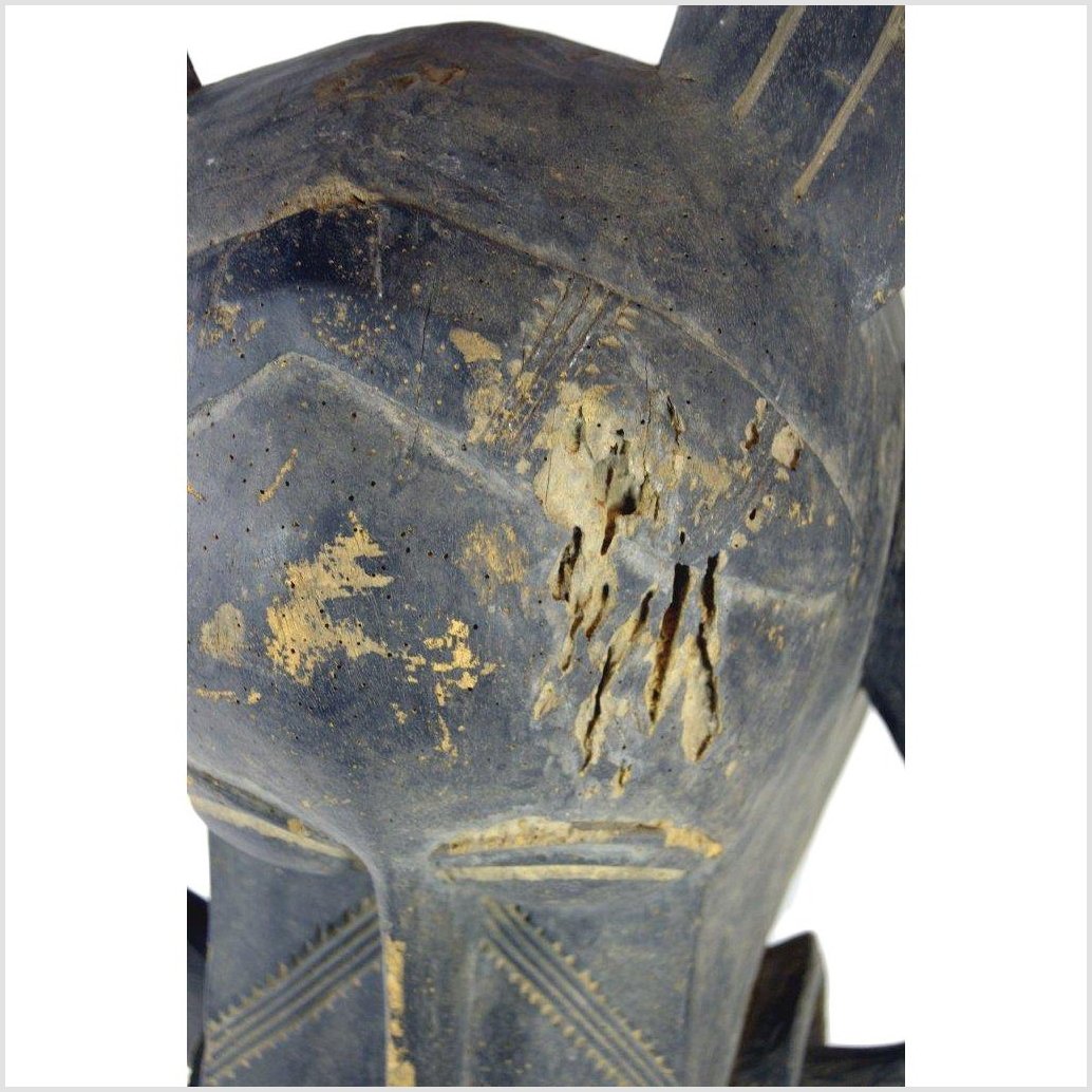 Indonesian Hand Carved Figural Shield-4. Asian & Chinese Furniture, Art, Antiques, Vintage Home Décor for sale at FEA Home