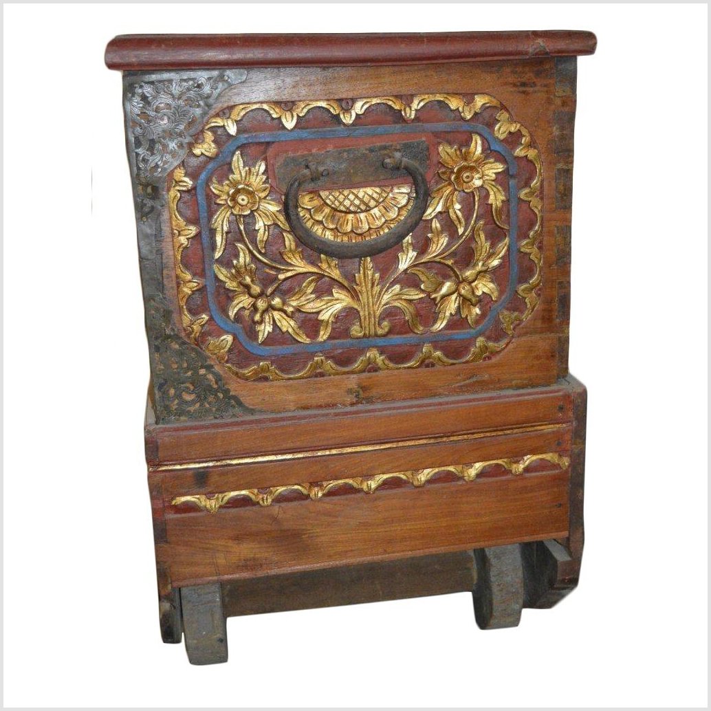 Indonesian Madura Blanket Chest-16. Asian & Chinese Furniture, Art, Antiques, Vintage Home Décor for sale at FEA Home